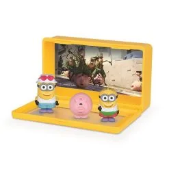 3 Minis Figurines Minions Les Petits Cochons - Moi Moche Et Méchant Soldes
