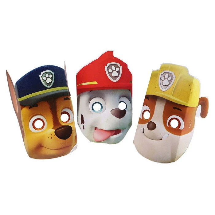 8 Masques Carton Pat' Patrouille - Paw Patrol Soldes 3 8 Masques Carton Pat' Patrouille - Paw Patrol Soldes