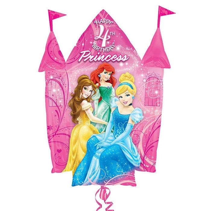 Ballon Château Princesses Disney 4ème Anniversaire - La Belle Et La Bete Soldes 3 Ballon Château Princesses Disney 4ème Anniversaire - La Belle Et La Bete Soldes