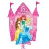 Ballon Château Princesses Disney 5ème Anniversaire - La Belle Et La Bete Soldes