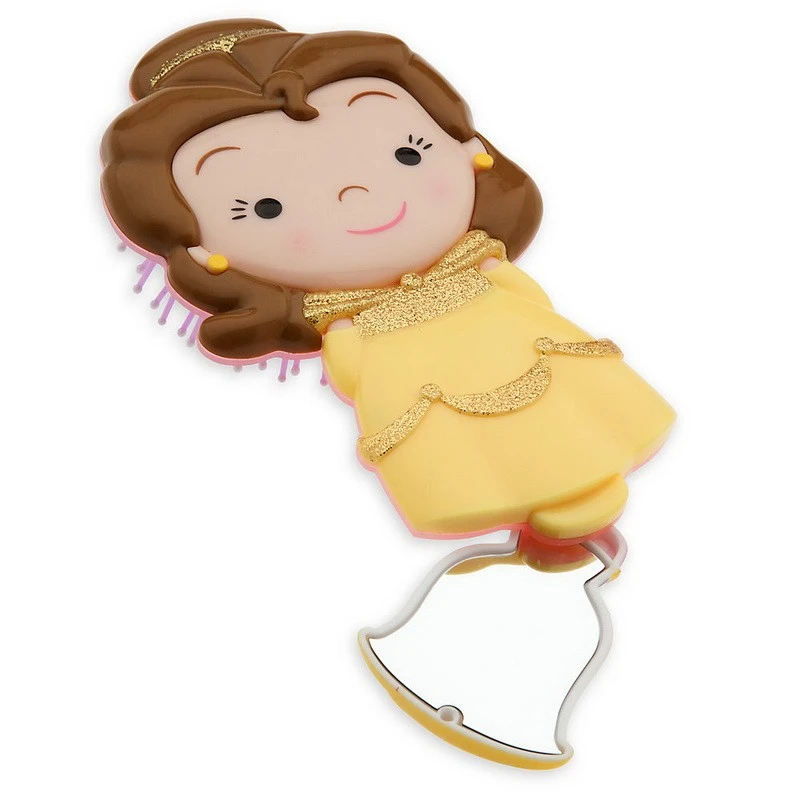 Brosse à Cheveux Belle Avec Miroir - La Belle Et La Bete Soldes 4 Brosse à Cheveux Belle Avec Miroir - La Belle Et La Bete Soldes – Image 2