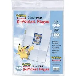 Classeur Pokémon Ultra Pro Pack 10 Feuilles (180 Cartes) - Pokémon Soldes