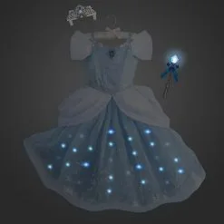 Déguisement Lumineux Cendrillon De Luxe Avec Accessoires Pour Enfants - Cendrillon Soldes -Moi Moche Et Méchant Soldes Boutique deguisement lumineux cendrillon de luxe avec accessoires pour enfants cendrillon soldes 34