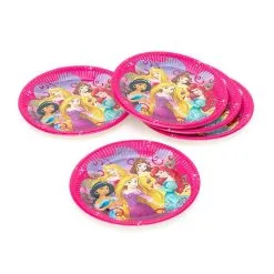 Ensemble De 8 Assiettes De Fête Princesses Disney - Blanche Neige Et Les Sept Nains Soldes