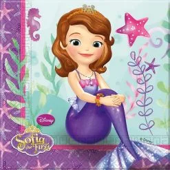 Lot De 20 Serviettes De Fête Princesse Sofia - Princesse Sofia Soldes