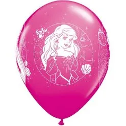 Lot De 6 Ballons Princesses Disney - La Belle Et La Bete Soldes