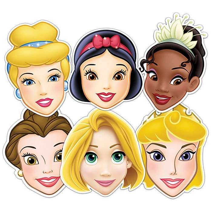 Lot De 6 Masques Princesses Disney - La Belle Et La Bete Soldes 3 Lot De 6 Masques Princesses Disney - La Belle Et La Bete Soldes