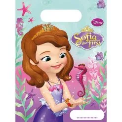 Lot De 6 Sachets Cadeaux Princesse Sofia - Princesse Sofia Soldes
