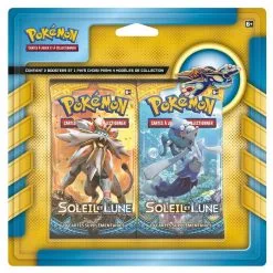 Pack 2 Boosters Pokémon Soleil & Lune 01 Kyogre (+ Pins) - Pokémon Soldes