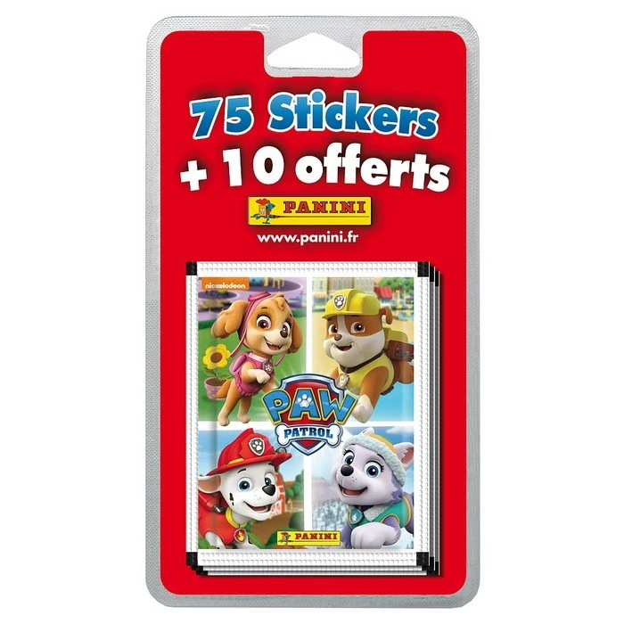 Panini Pat' Patrouille Blister 15 Pochettes + 2 Pochettes Offertes - Paw Patrol Soldes 3 Panini Pat' Patrouille Blister 15 Pochettes + 2 Pochettes Offertes - Paw Patrol Soldes