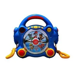Pat' Patrouille Lecteur Cd + 2 Micros Bleu - Paw Patrol Soldes