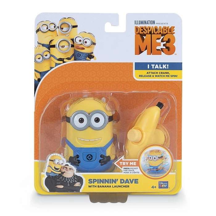 Toupie Minions Dave - Moi Moche Et Méchant Soldes 3 Toupie Minions Dave - Moi Moche Et Méchant Soldes
