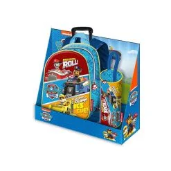Trolley Sac à Dos + Trousse Ronde Pat Patrouille - Paw Patrol Soldes